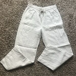 Athleta RETREAT LINEN HIGH RISE WIDE LEG PANT